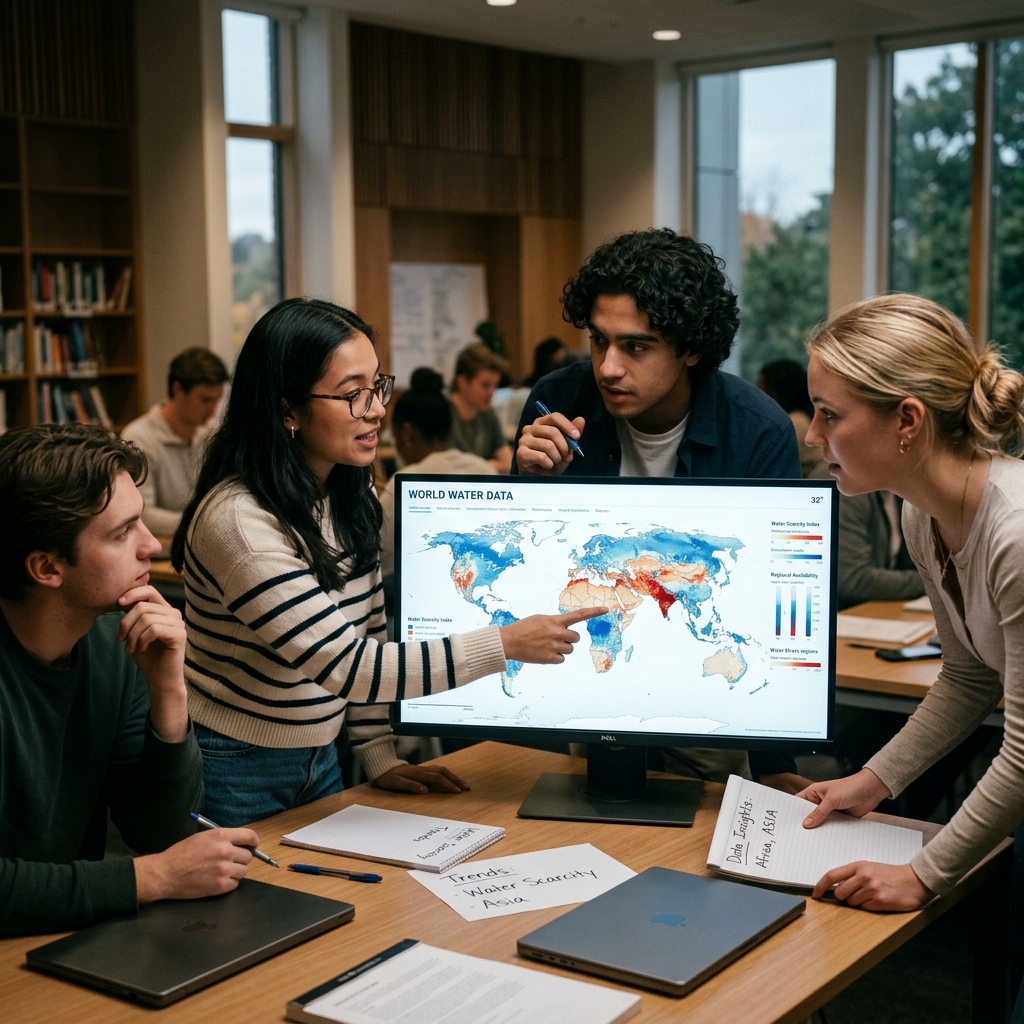 학생 회의 사진